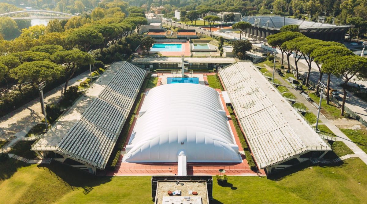 Lo Stadio del Nuoto torna coperto dopo vent’anni, al Foro Italico si nuoterà anche d’inverno