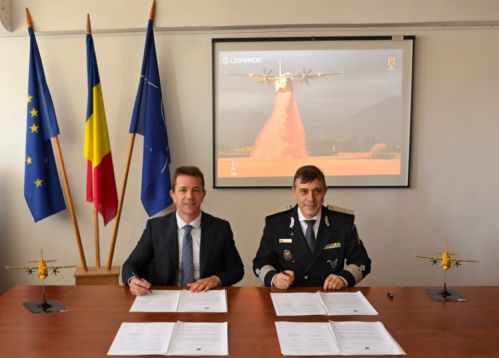 Leonardo protagonista della difesa in Romania
