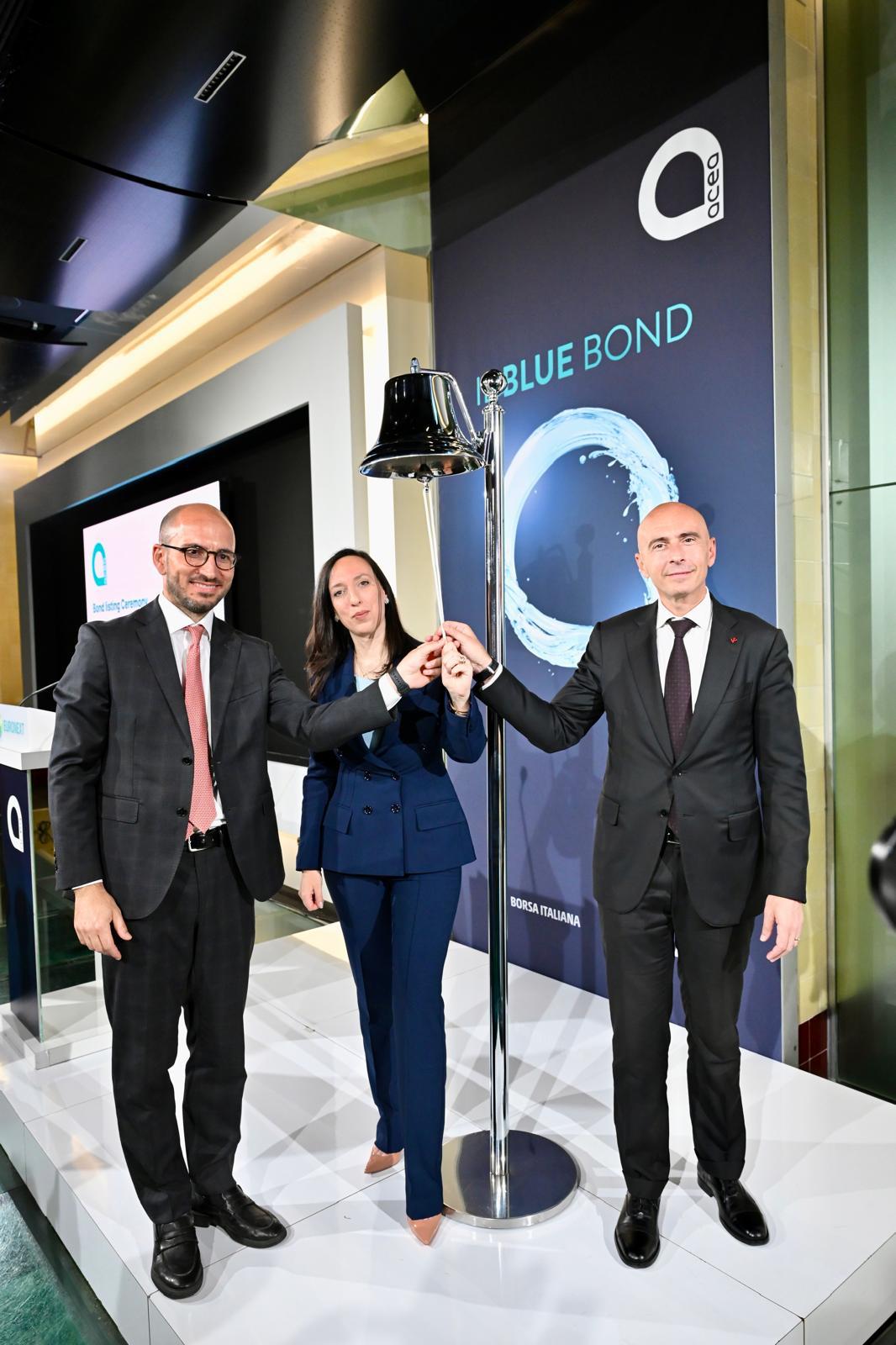 Acea raccoglie 500 milioni con il più grande Blue Bond d’Italia