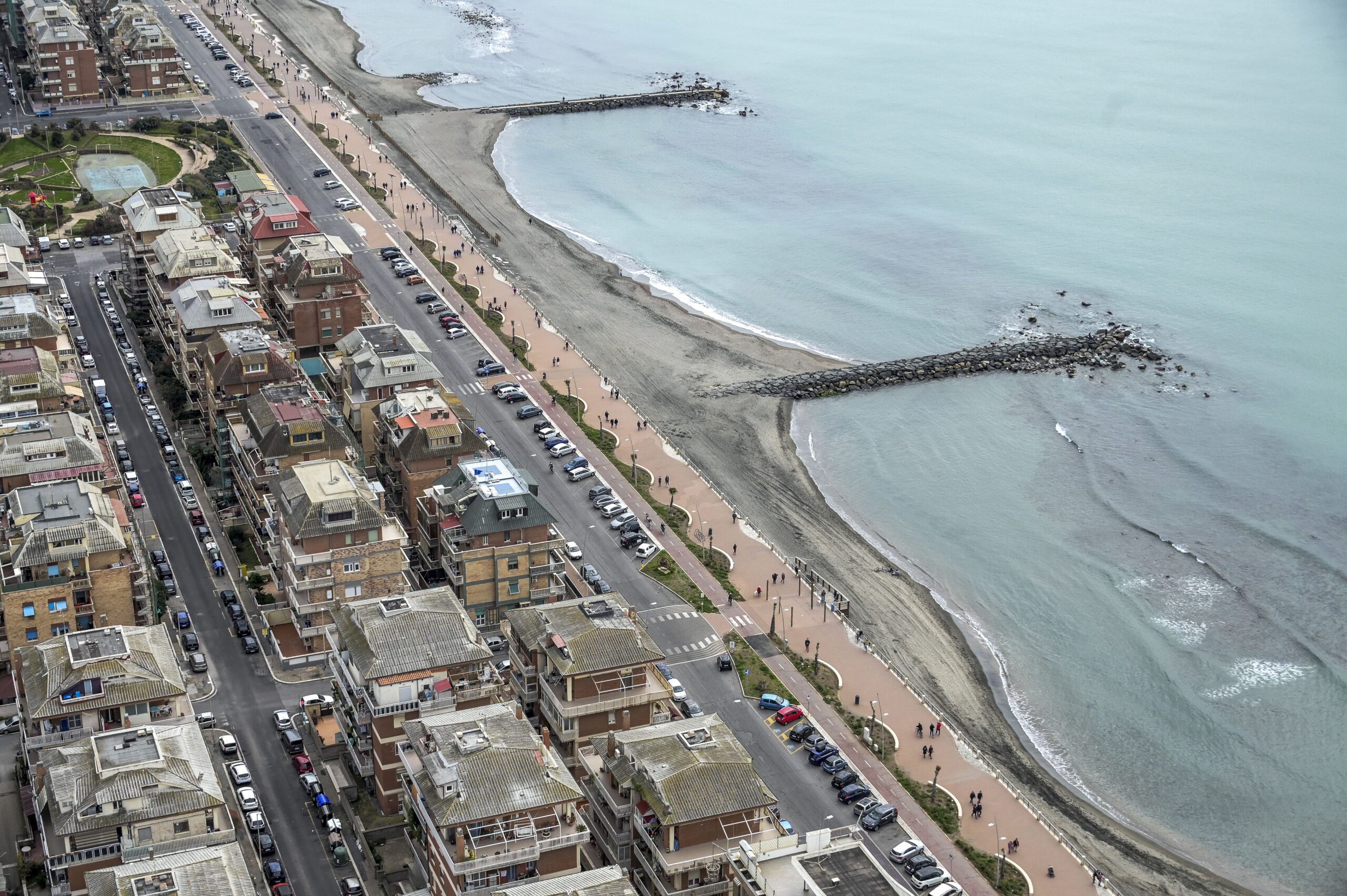 Ostia, partito il cantiere del Parco del Mare