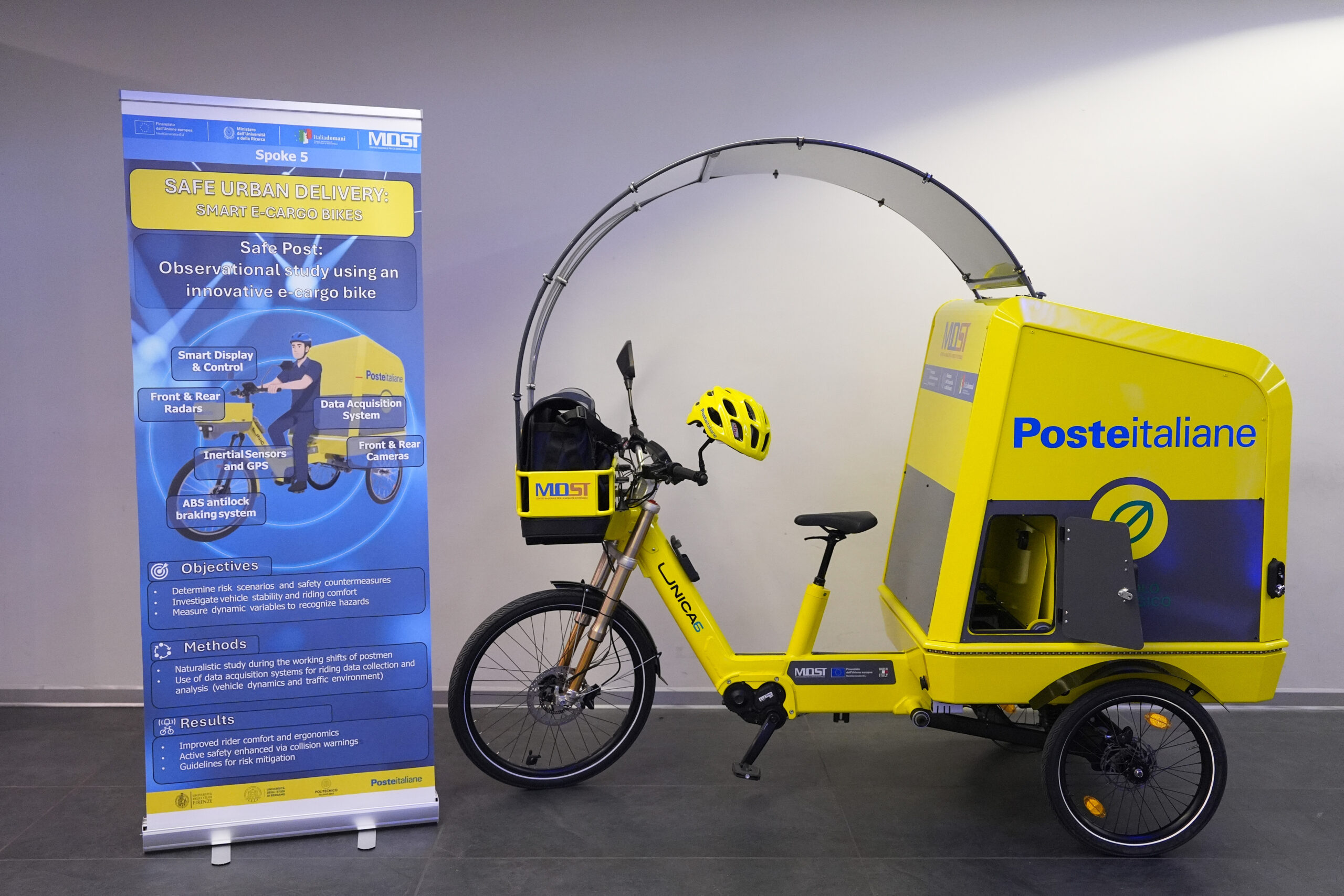 Poste Italiane, a Milano entra nel vivo la sperimentazione delle cargo e-bike
