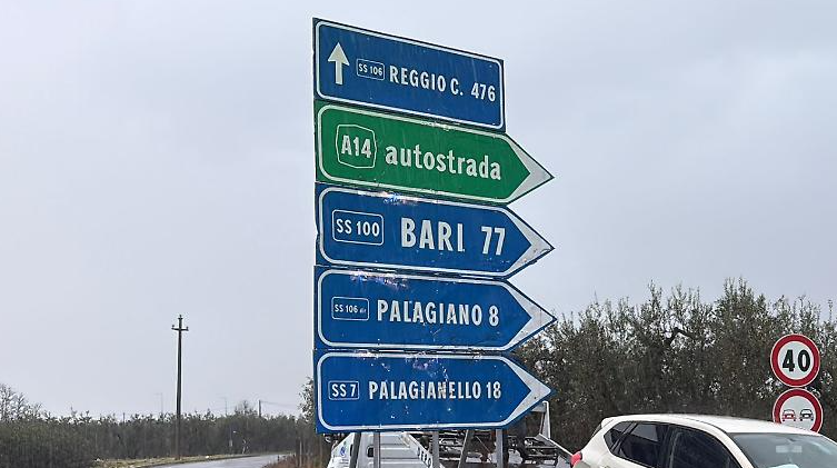 Viabilità, incidente lungo la SS106 “Jonica” a Palagiano, in provincia di Taranto