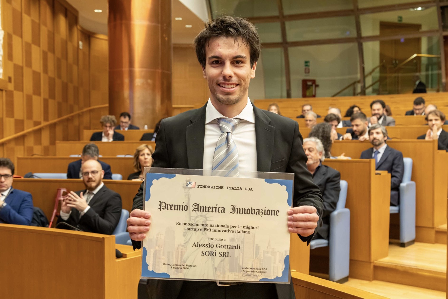 La startup SORÌ riceve il Premio America Innovazione