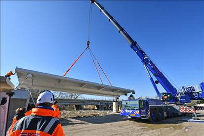 Marche: al via il montaggio del ponte sul Chienti, tassello chiave della Ciclovia Adriatica
