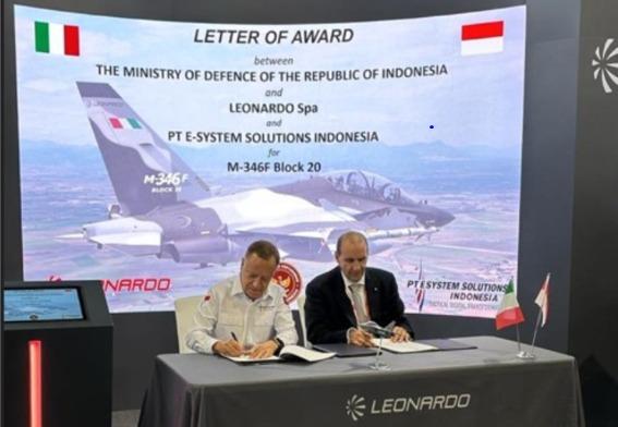 Leonardo fornirà gli M-346 all’Indonesia