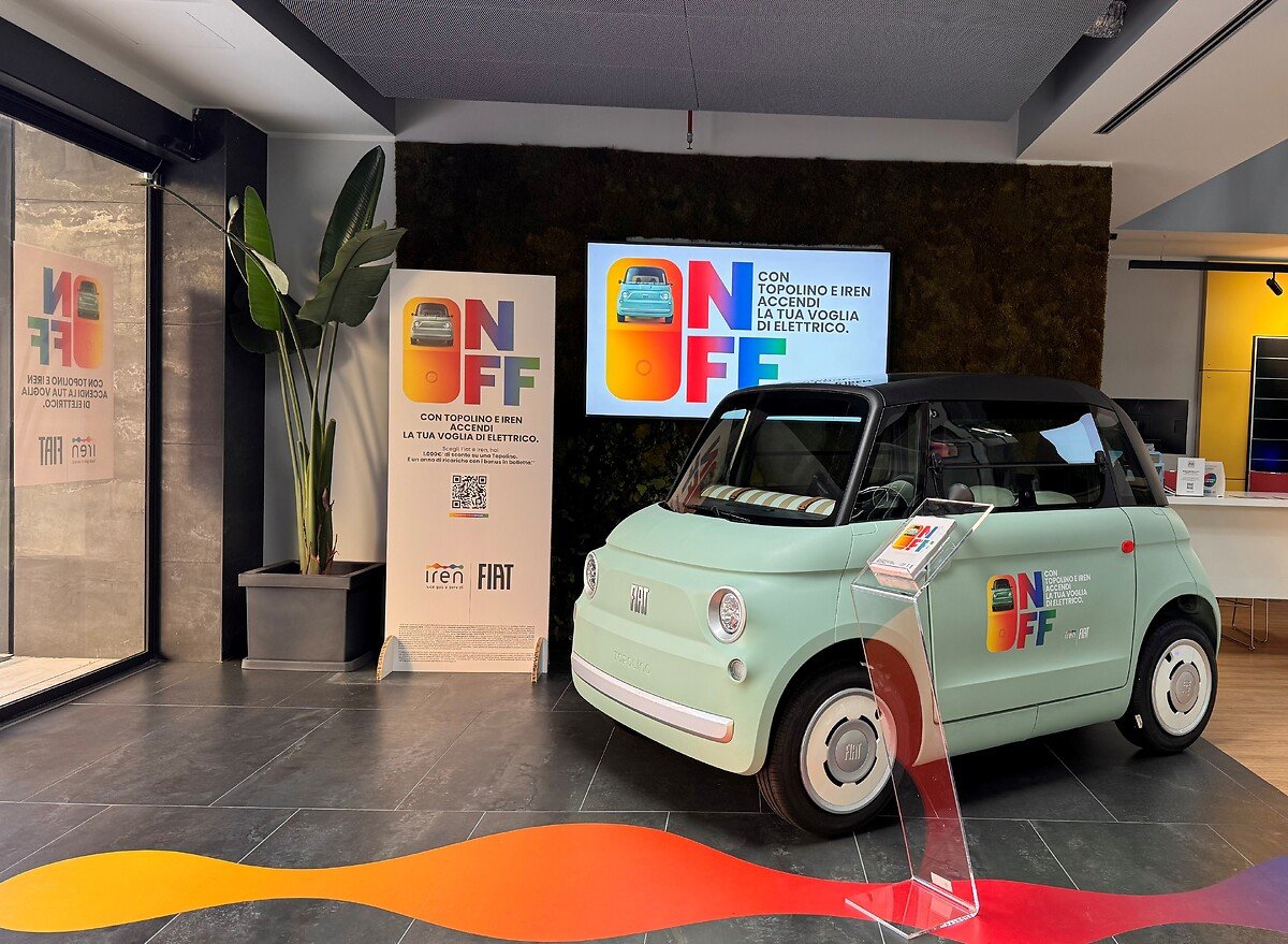 Fiat Topolino e Iren accendono la mobilità elettrica
