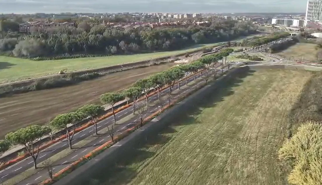 Roma, sopralluogo assessori Lazio al cantiere Fosso Acqua Acetosa: 7,6 milioni per il rischio idrogeologico