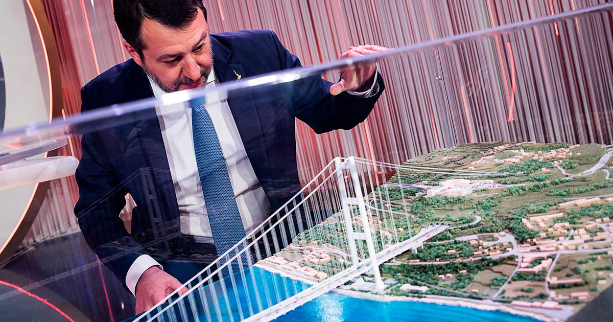 Ponte sullo Stretto, Salvini: “Cantieri nel 2026”, priorità a norme ambientali e tenuta giuridica