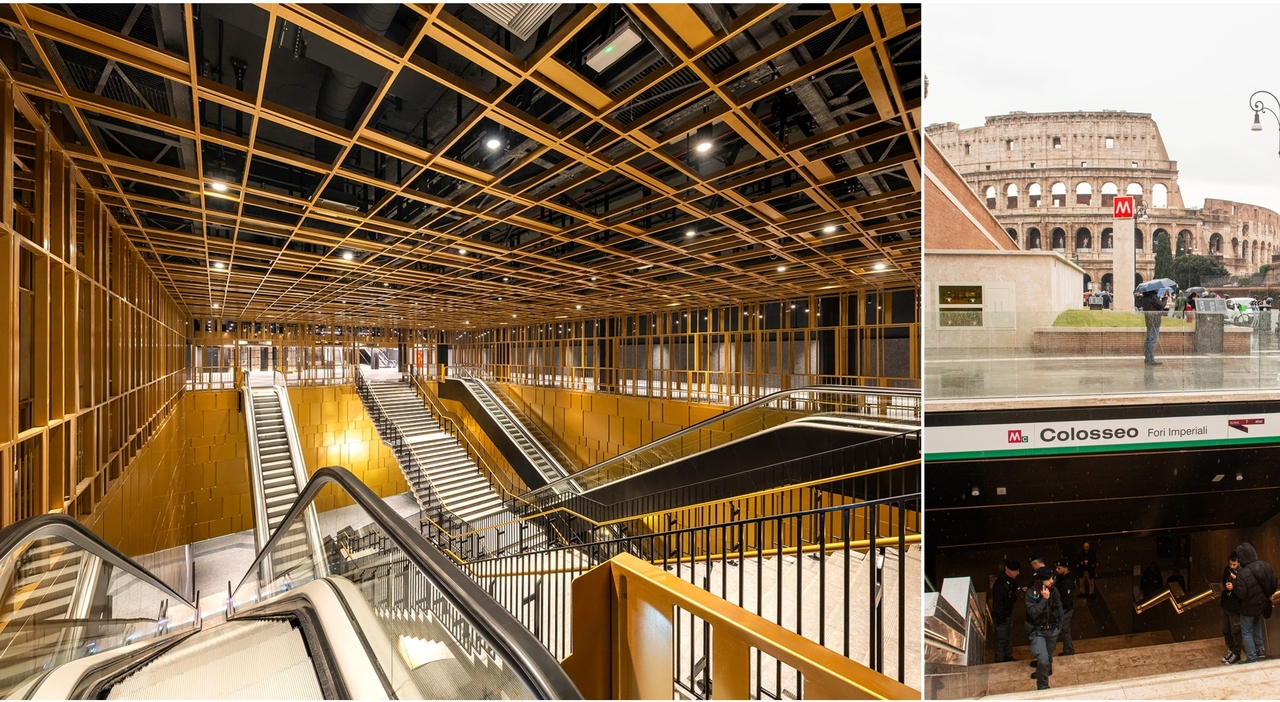 Roma, Metro C: inaugurate le Stazioni di Colosseo e Porta Metronia