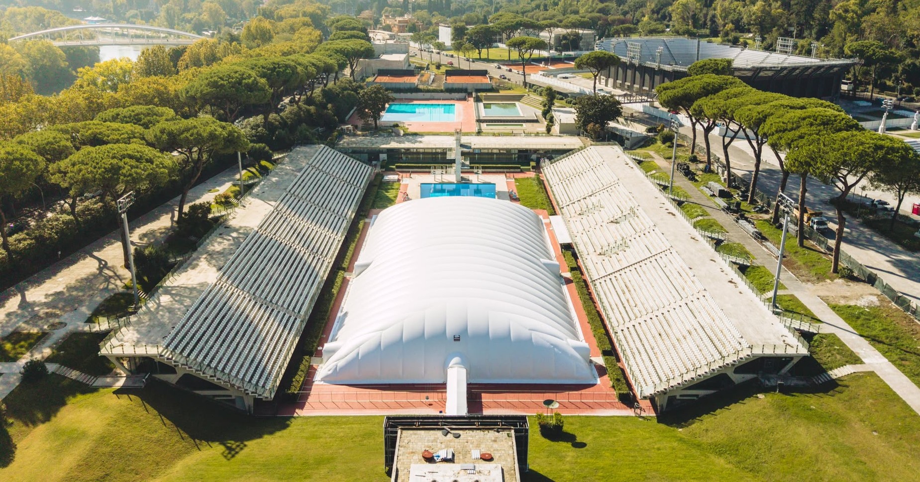 Lo Stadio del Nuoto torna coperto dopo vent’anni, al Foro Italico si nuoterà anche d’inverno