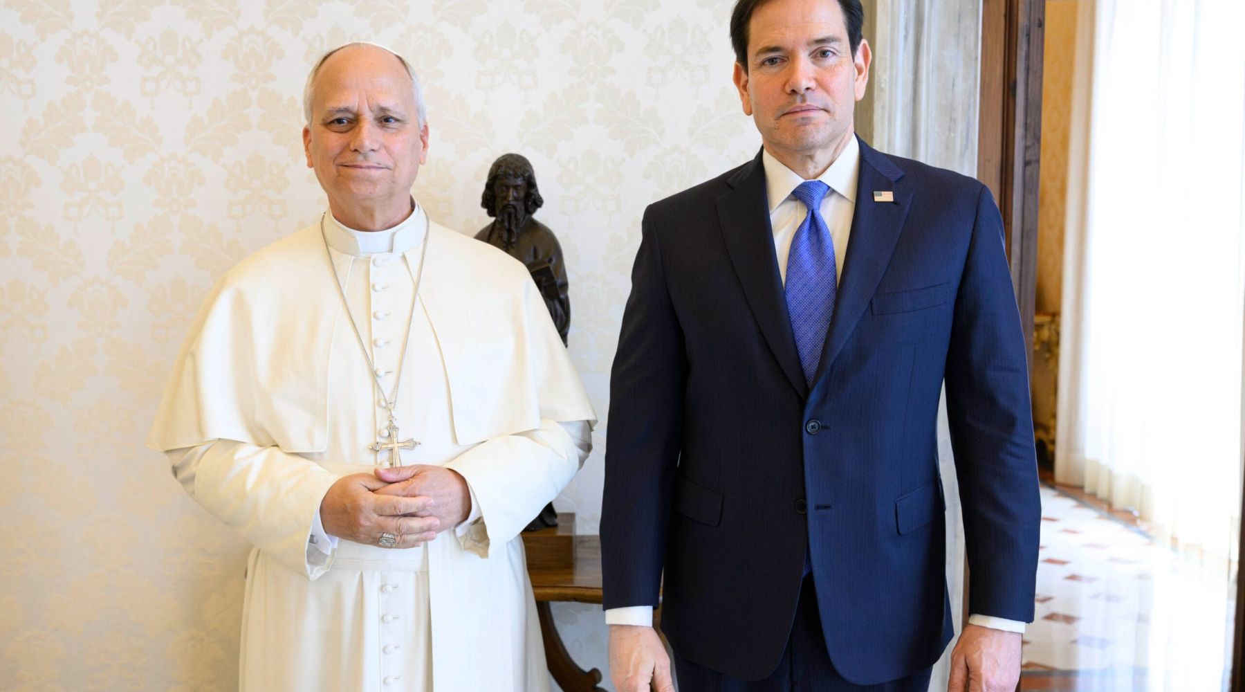 L’incontro in Vaticano tra Papa Leone XIV e Rubio