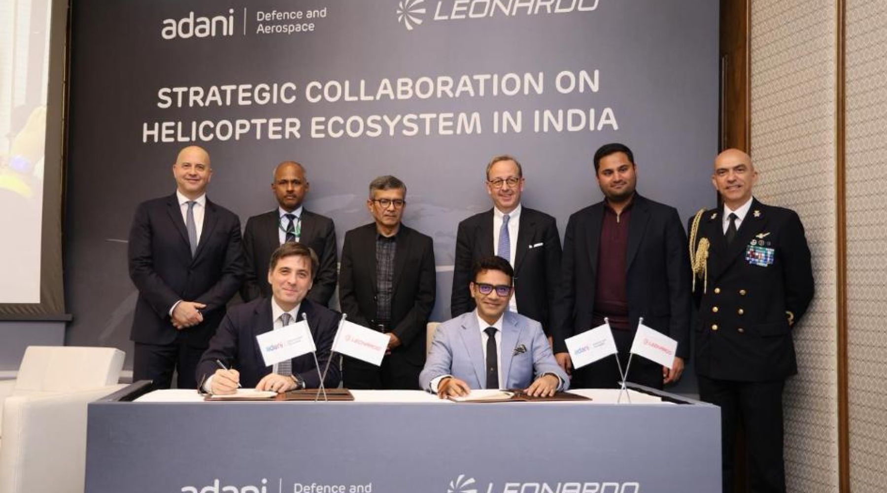 Accordo tra Leonardo e l’India per la produzione di elicotteri