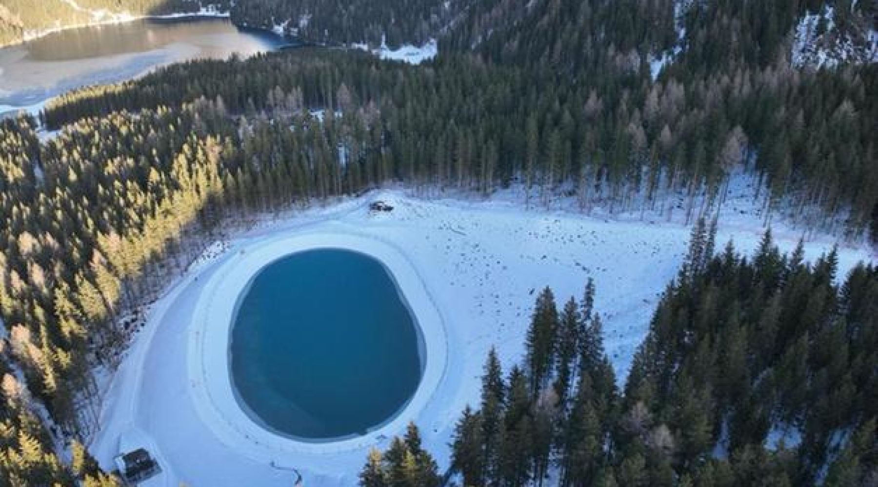 Completato il nuovo bacino idrico ad Anterselva: opera chiave per l’innevamento programmato verso Milano Cortina 2026