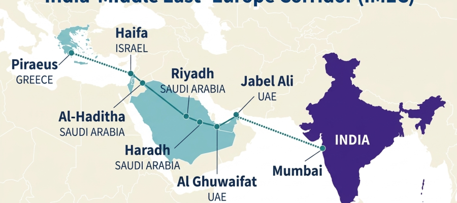IMEC, il corridoio da 170 miliardi che la guerra ha messo in pausa