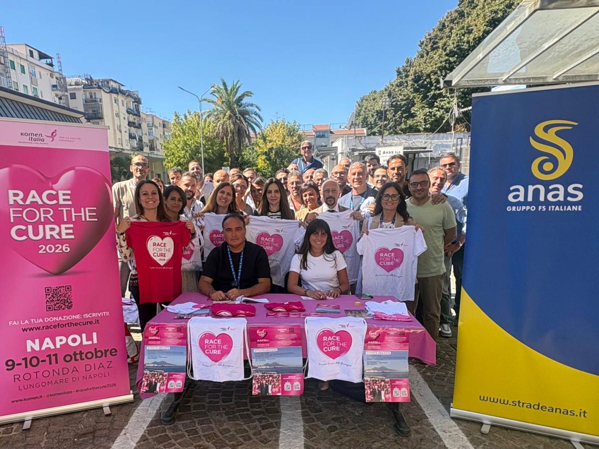 Campania, ANAS e Komen Italia insieme per lotta contro cancro al seno