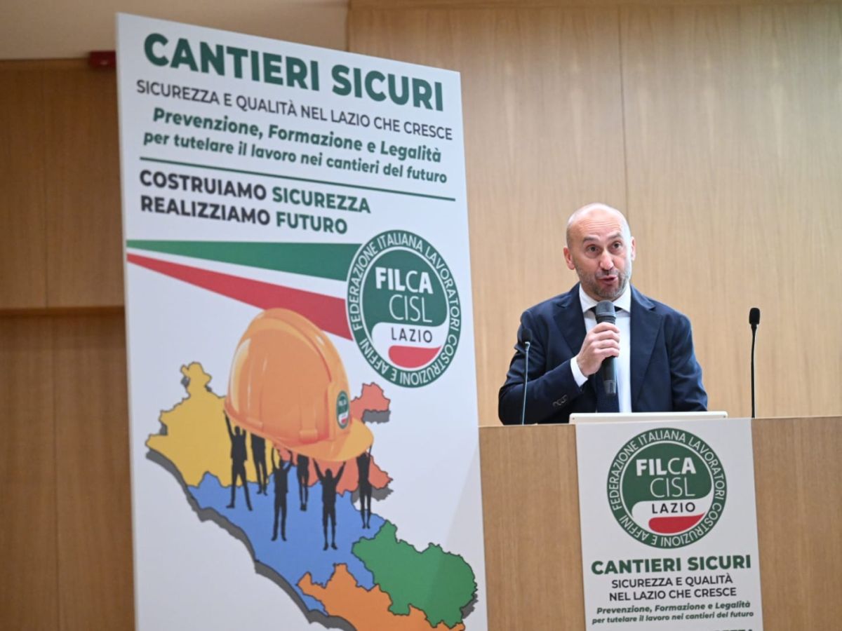Cantieri nel Lazio: 41 morti negli ultimi 5 anni, l’allarme della Filca Cisl
