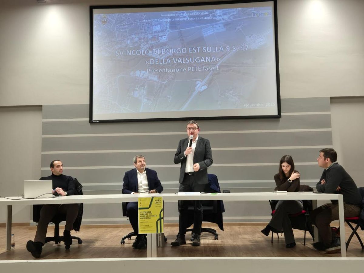 Trento, svincolo Borgo Est: presentata alla popolazione la prima fase del progetto