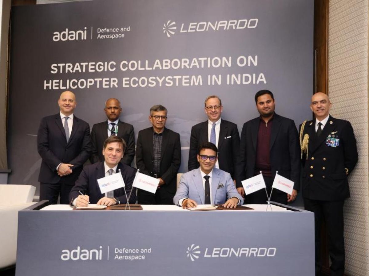 Accordo tra Leonardo e l’India per la produzione di elicotteri