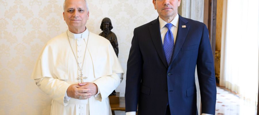 L’incontro in Vaticano tra Papa Leone XIV e Rubio