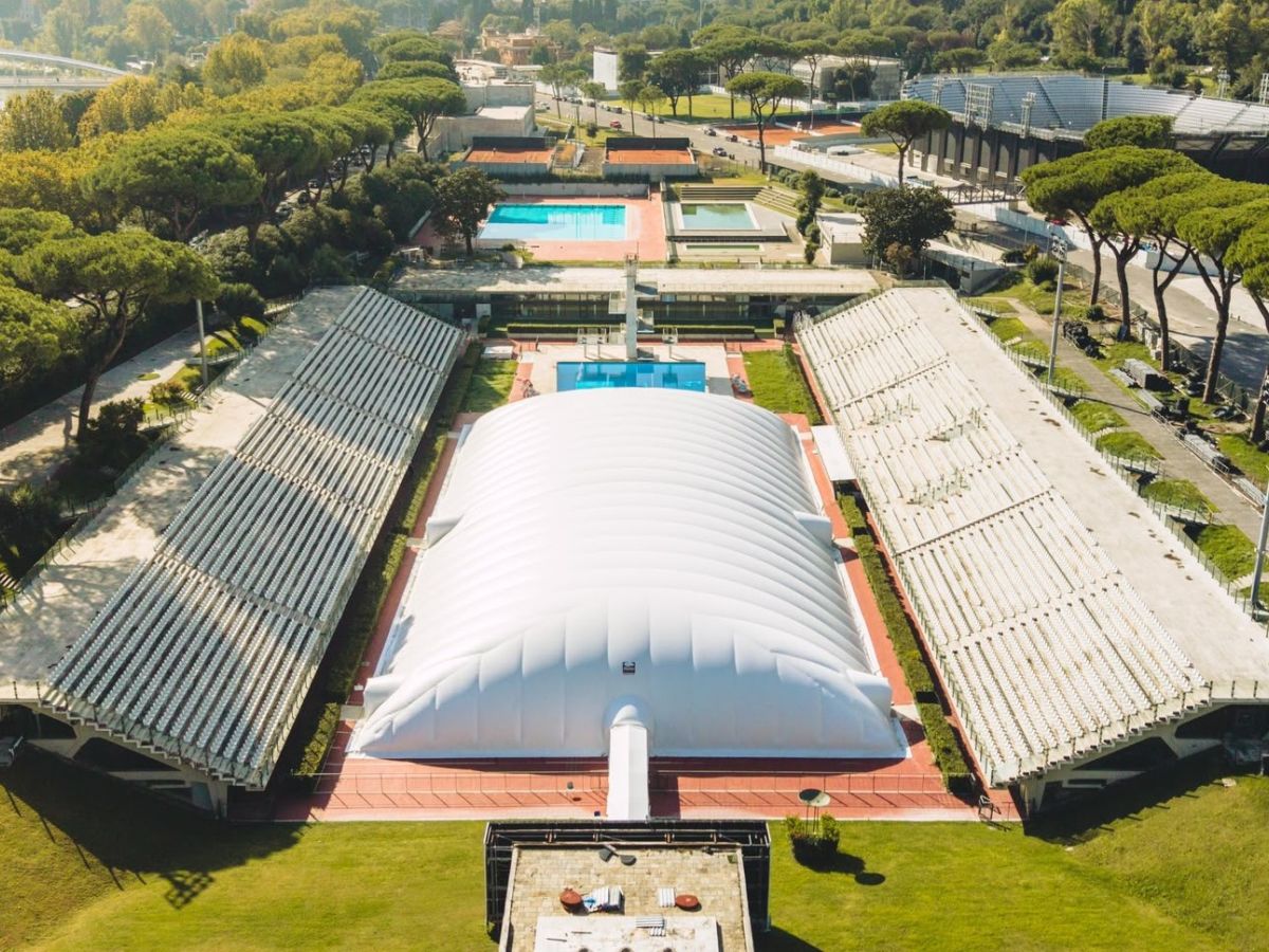 Lo Stadio del Nuoto torna coperto dopo vent’anni, al Foro Italico si nuoterà anche d’inverno