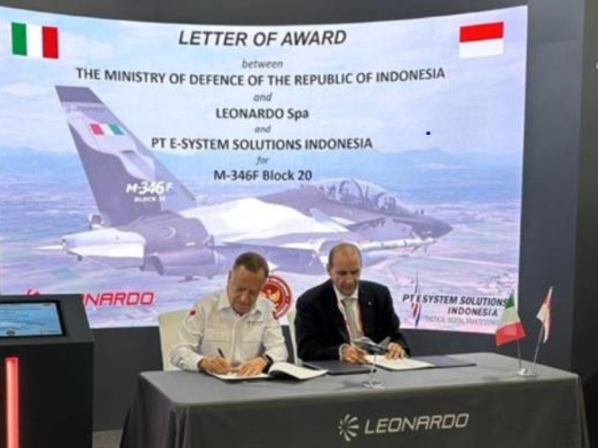 Leonardo fornirà gli M-346 all’Indonesia