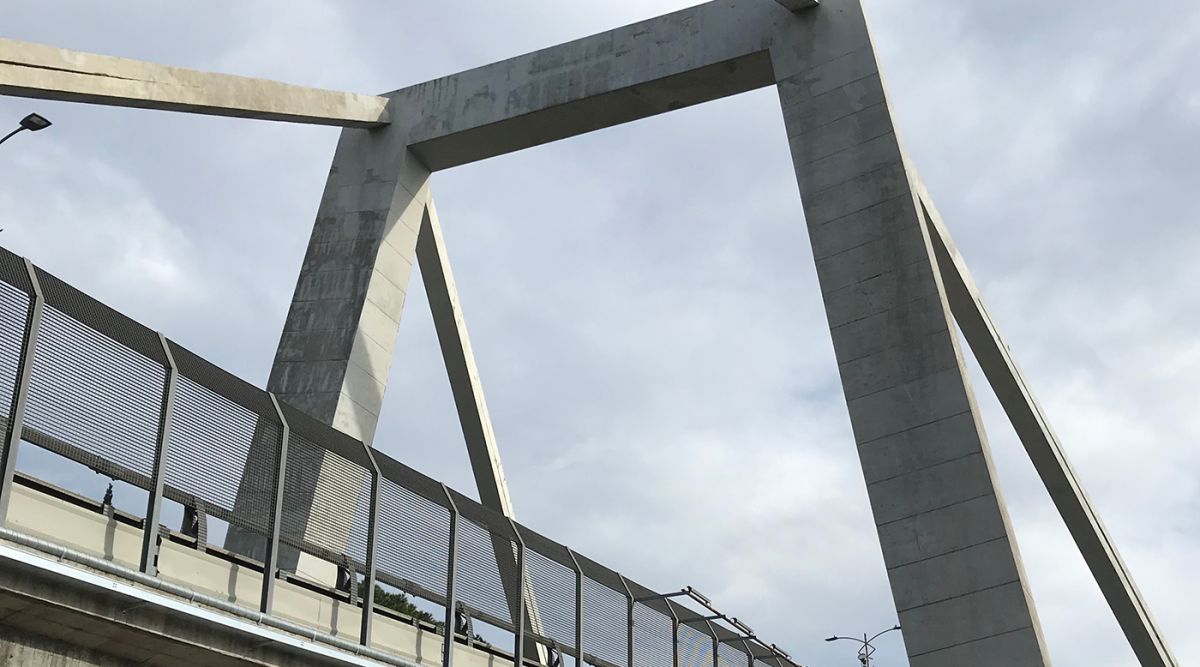 Sensori sempre accesi sul viadotto di Morandi che porta a Fiumicino