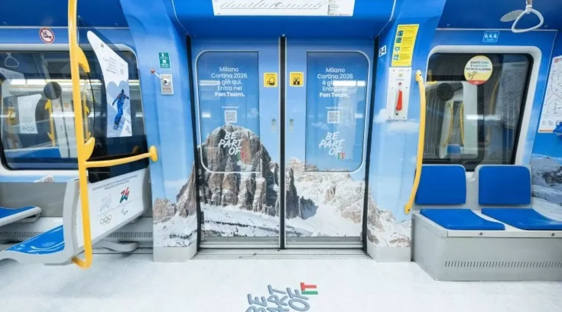 Milano-Cortina 2026, i Giochi viaggiano sulla metro Lilla di Milano